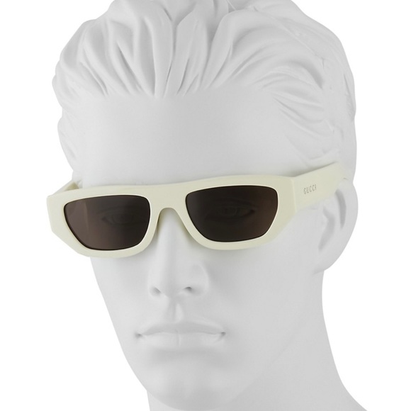 Gucci Logo 53MM Rectangular Sunglasses - Picture 1 of 12